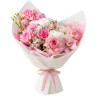 Букет с орхидеей, розами и альстромериями «Мечты сбываются»